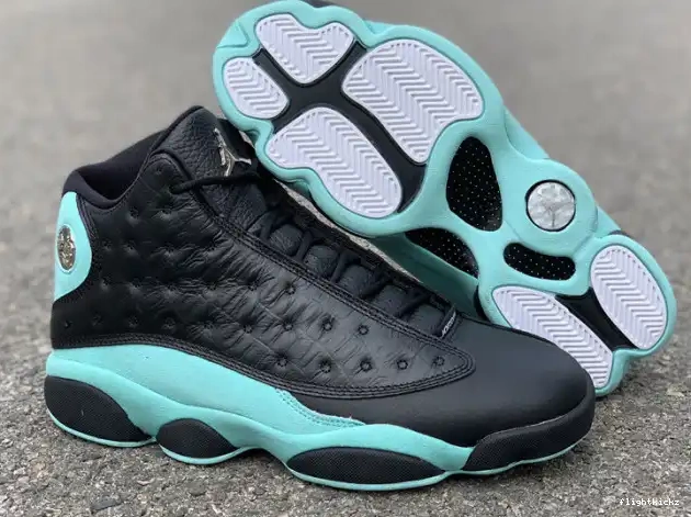 13 Black 414571-030 Jordan Retro Air Green Island 0613